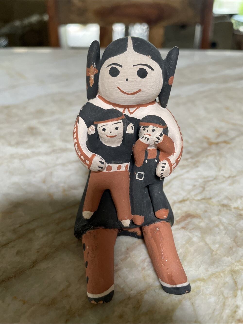 Cochiti Storyteller by Mary O. Chalan Mother And Two Children